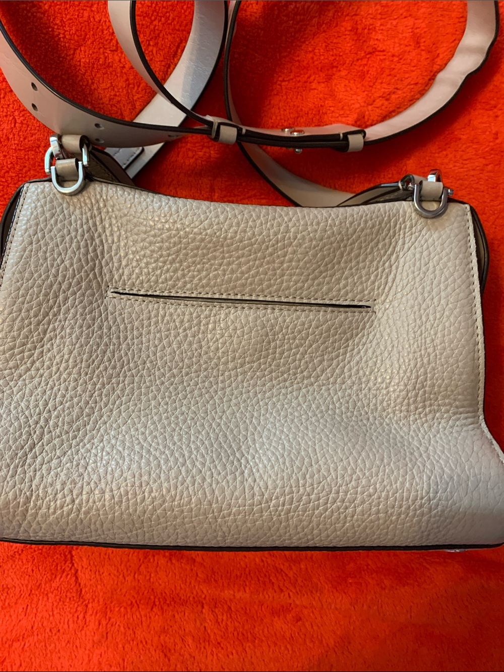 Michael Kors Women's Taupe Leather Top-Handle Shoulder Bag